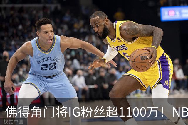 佛得角门将IG粉丝超1100万！NBA千万粉丝球员仅12人 第一已过亿！